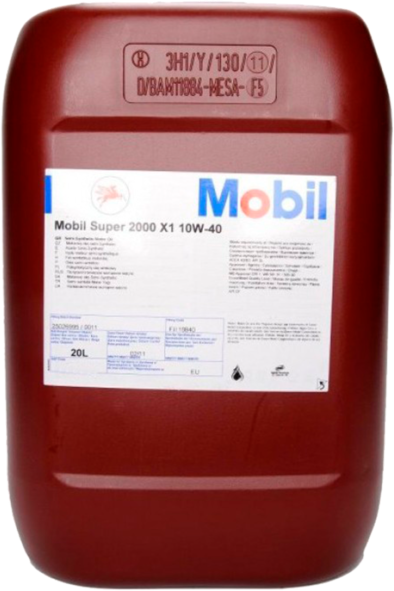 Олива моторна MOBIL Super 2000 x1 10W-40 20 л